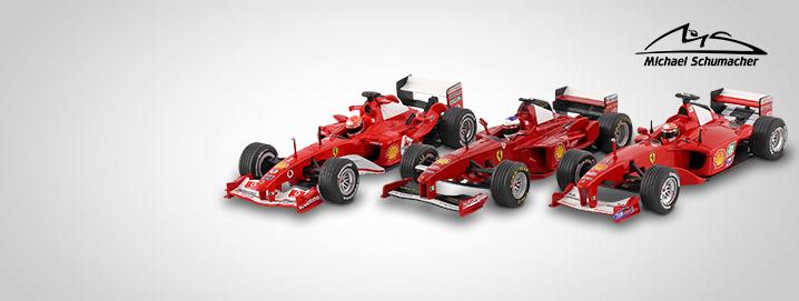 Storia della Ferrari Modelli Ferrari di 
Michael Schumacher 
ora disponibili
